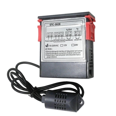 3028 Digital Thermostat Hygrostat Temperature Humidity Controller AC 110V-220V DC12V Regulator Heating Cooling Control NB451