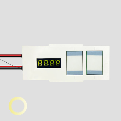 Bathroom Mirror Touch Switch Time And Temperature LED Display Mirror Switch Dual Key Notch NS Smart Tool
