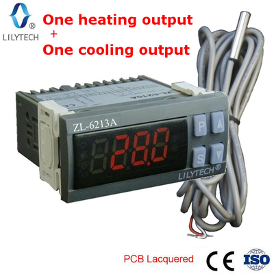 ZL-6213A, Wine Cabinet Thermostat, Temperature Controller for Wine Cabinet, Lilytech W78 X H34.5 X D71 mm