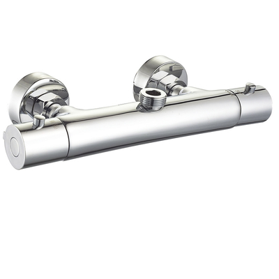 Without Slide Bar Shower Mixer Brass Top 3/4 Outlet Thermostatic Shower Faucet Shower Set